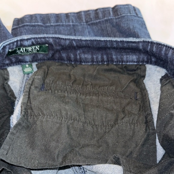 Ralph Lauren Blue Jean Shorts Tailored Fit Above Knee Women's Size 6 - Picture 10 of 13